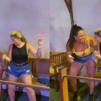 A dançarina postou vídeo em uma casa notura de Belém dançando o hit de Joelma