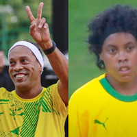 As semelhanças entre Ronaldinho Gaúcho e Miche Minnies chamam a atenção da web