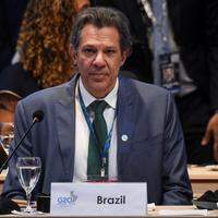 Ministro da Fazenda, Fernando Haddad, em reunião do G20 no Rio de Janeiro 24/07/2024