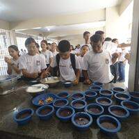 Estudantes paraenses comemoram inclusão do açaí na merenda escolar