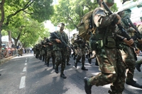 Tropas militares desfilam em Belém em homenagem aos 202 anos da Independência do Brasil