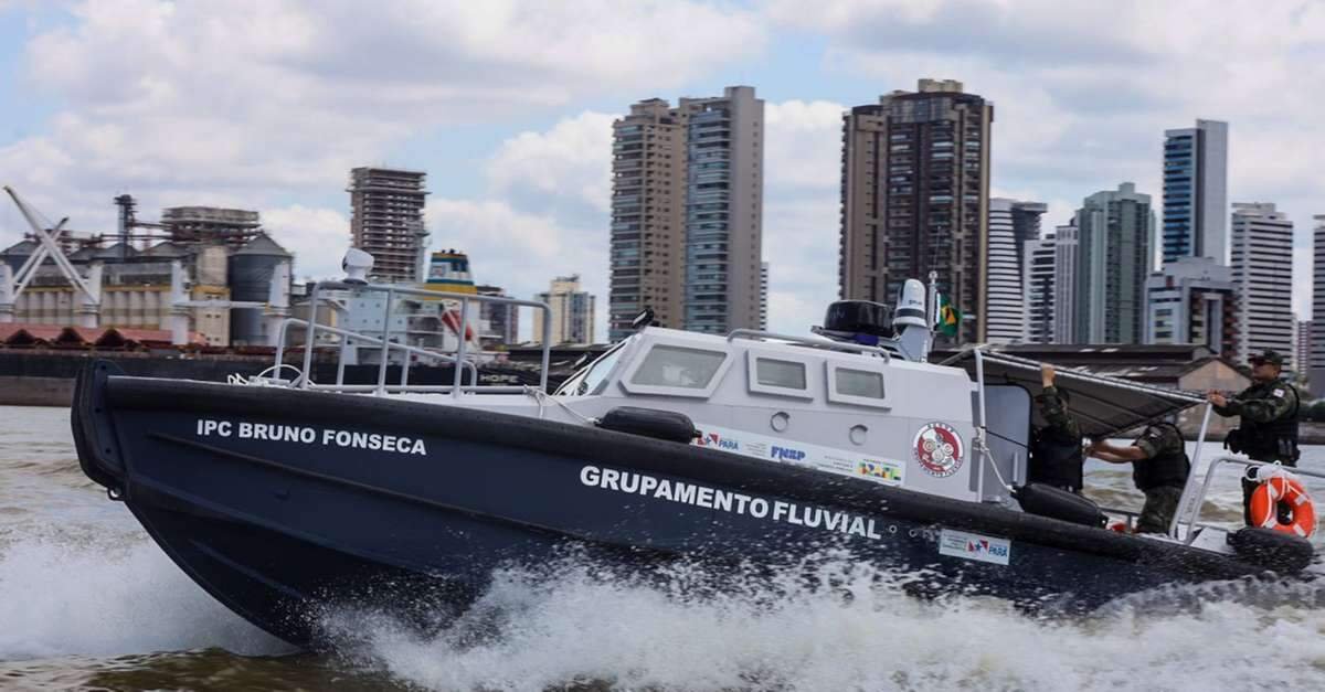 Nova lancha blindada vai reforçar a segurança fluvial na Região Metropolitana de Belém