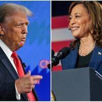 Trump e Harris disputam a corrida eleitoral pela Casa Branca.