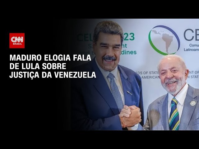 Maduro elogia fala de Lula sobre Justiça da Venezuela | BASTIDORES CNN