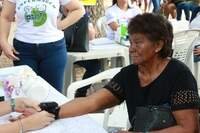 Antônia Nascimento da Serra, 73 anos, conseguiu um encaminhamento para ser atendida no hospital Barros Barreto