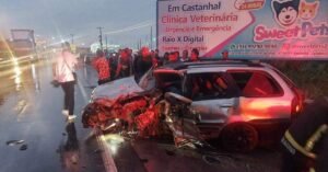 Acidente de trânsito deixa 1 pessoa morta e mais 3 feridos no km 69 da BR-316, em Castanhal