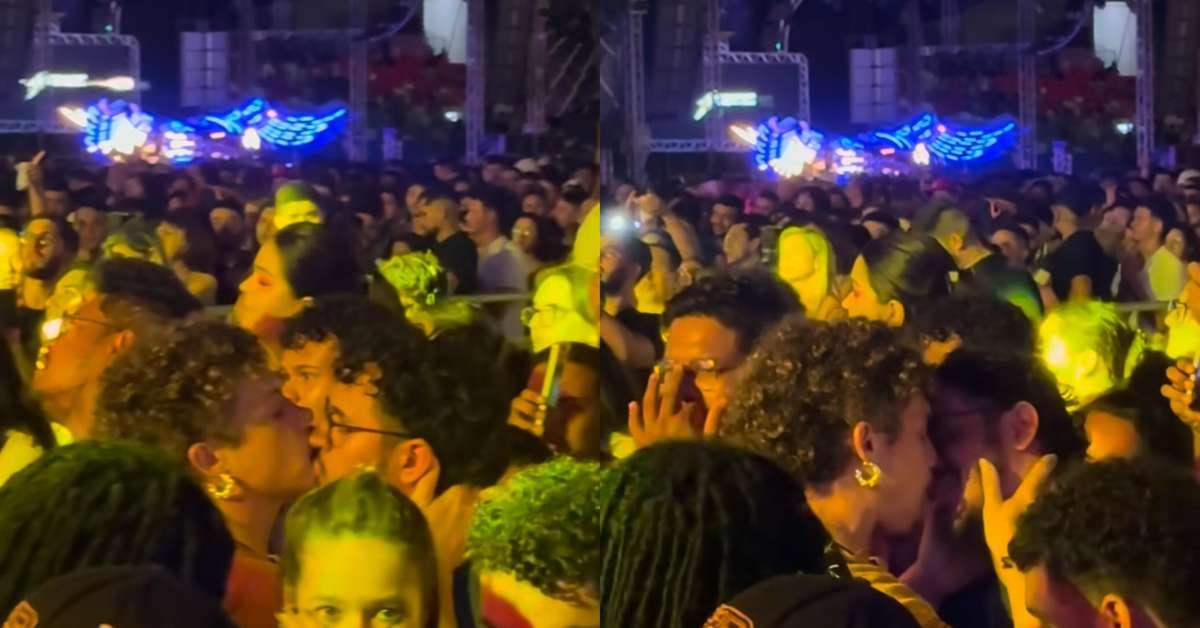 Silvero Pereira é flagrado aos beijos com rapaz durante o Festival Psica em Belém