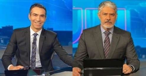 William Bonner fala sobre aposentadoria e elogia César Tralli como sucessor no Jornal Nacional