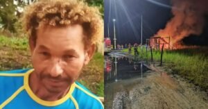 'Ceará' morre carbonizado após casa de madeira pegar fogo em Marituba
