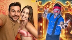 BBB 25: Edilberto e Raissa seguem vida no circo após eliminação