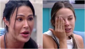 BBB 25: Gracyanne pede desculpas à Renata e Eva após briga generalizada