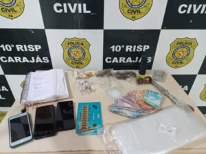 Drogas e munições são apreendidas em cumprimento de mandado em Marabá