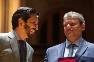 Tarcísio e Nunes reforçam apoio a Hugo Motta em jantar com bancada de São Paulo