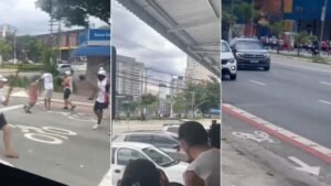 Vídeo: torcedores de Corinthians e São Paulo promovem tumulto em SP 