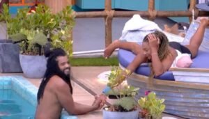 BBB 25: Aline perdoa Diogo após briga: “Quer continuar dando beijinhos?”