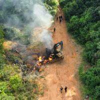 Mina ilegal de cobre, em Canaã dos Carajás, onde garimpeiros ficaram soterrados, é fechada em operação conjunta