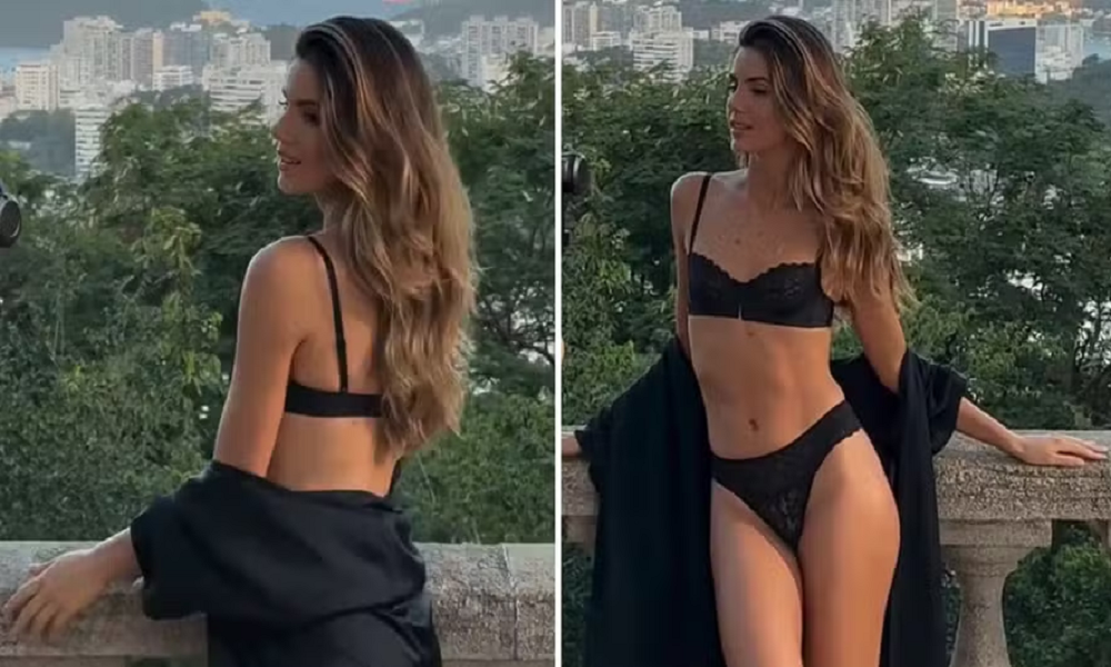 Camila Queiroz revela bastidores de ensaio fotográfico de lingerie no Rio de Janeiro