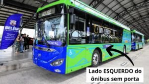 Photo of Fake news: Edmilson Rodrigues se equivoca ao dizer que ônibus elétricos possuem porta no lado esquerdo