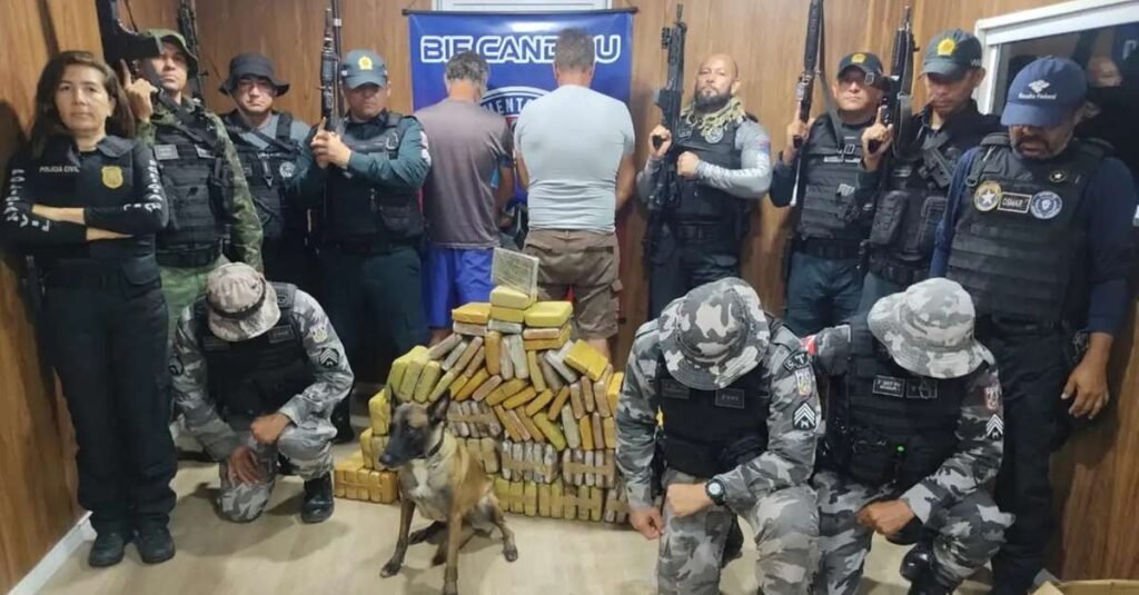 Dois homens são presos com grande quantidade de drogas que iriam para Santarém