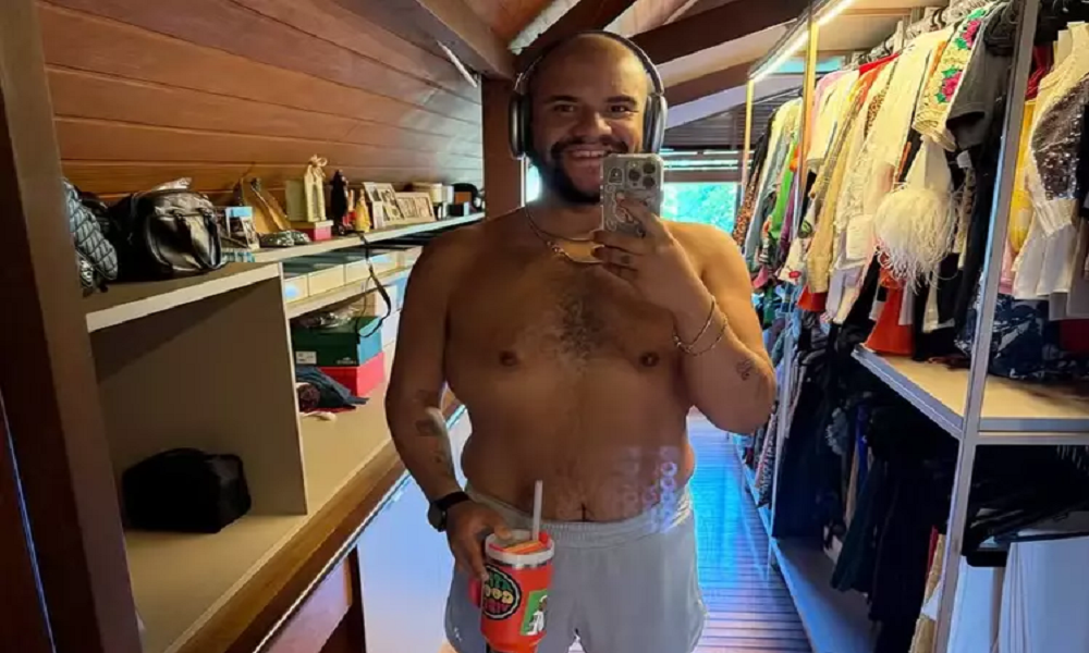 Gominho compartilha transformação física após perder 50 kg