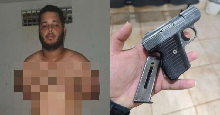 Homem é detido com arma de fogo em bar no município de Medicilândia