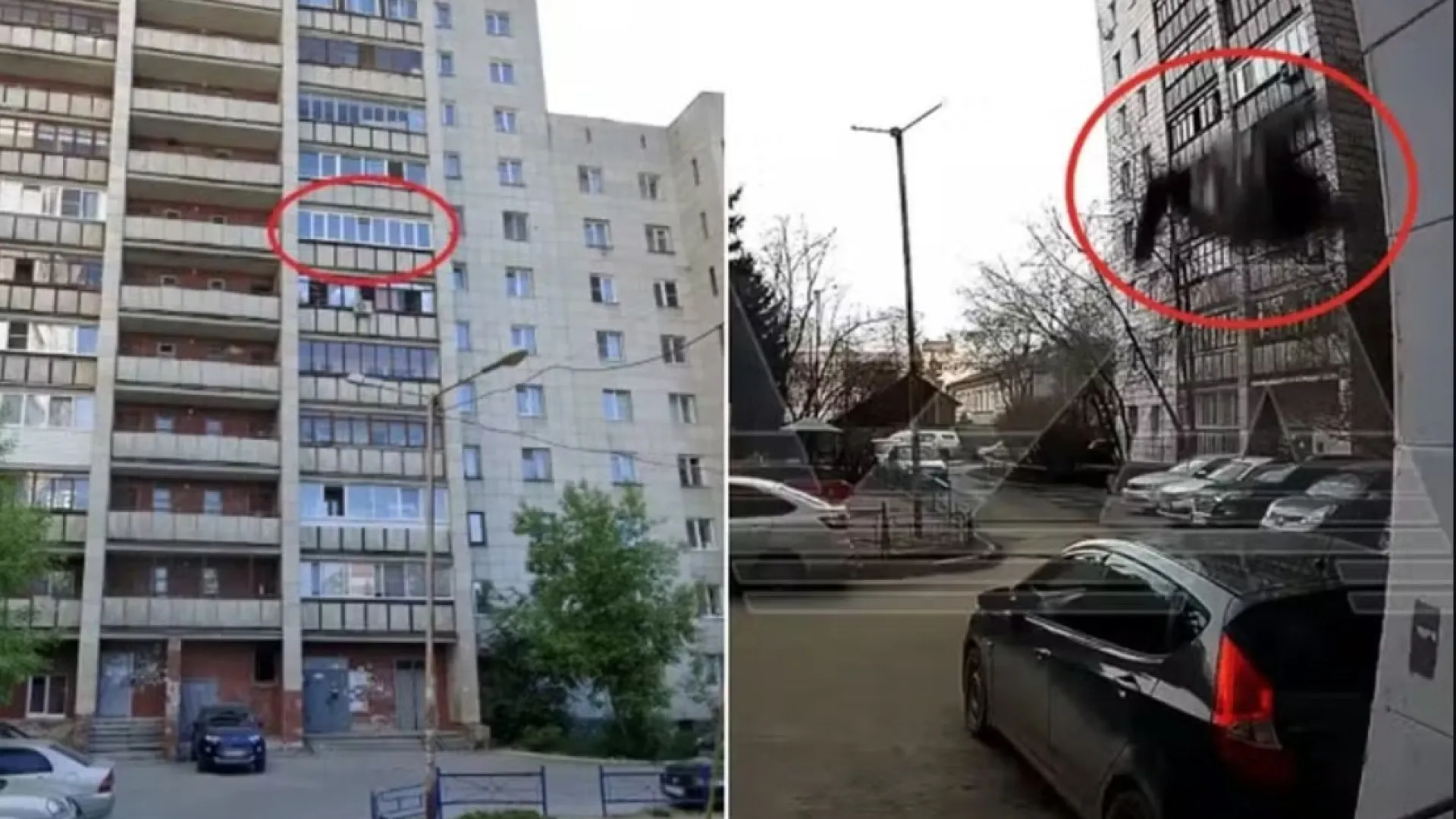 Idosa cai do sexto andar de prédio ao limpar janela e sobrevive; vídeo