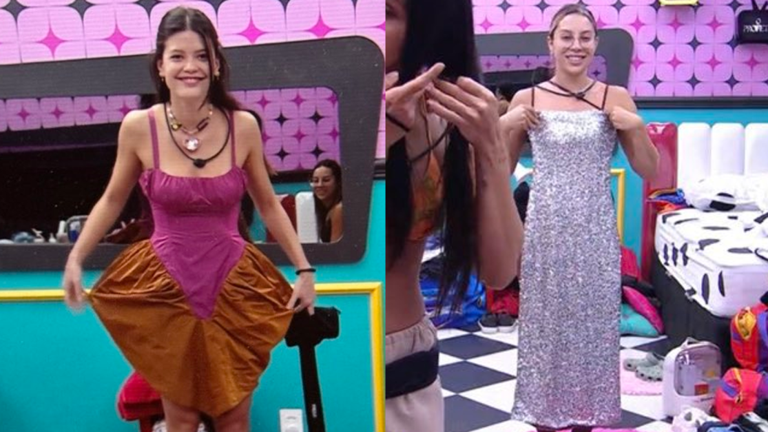 Renata e Vitória escolhem look da final do BBB25 e viram meme; veja