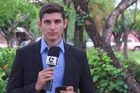 Adriano na época em que era repórter da TV Liberal