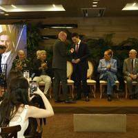 Presidente do Sistema Fiepa, Alex Carvalho entrega a medalha do Mérito Industrial ao ministro Jader Filho