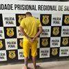 Um dos presos na operação policia interestadual que resultou na captura de 12 pessoas ligadas à facção criminosa comando vermelho