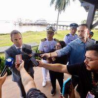 Fernando Casarin, Delegado Regional de Polícia Judiciária da Polícia Federal no Pará, em coletiva sobre a apreensão do semissubmersível no Marajó.