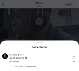Neymar reage a críticas de Luiz Henrique sobre Seleção: “Ah, pronto!”