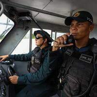Policiais Militares da Base Fluvial Antônio Lemos realizam patrulhamento constantes nos rios do Marajó.