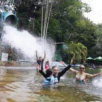 Família aproveita o Parque dos Igarapés