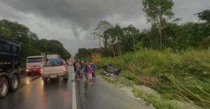 Acidente deixa três mortos e uma criança ferida na PA-324, em Nova Timboteua