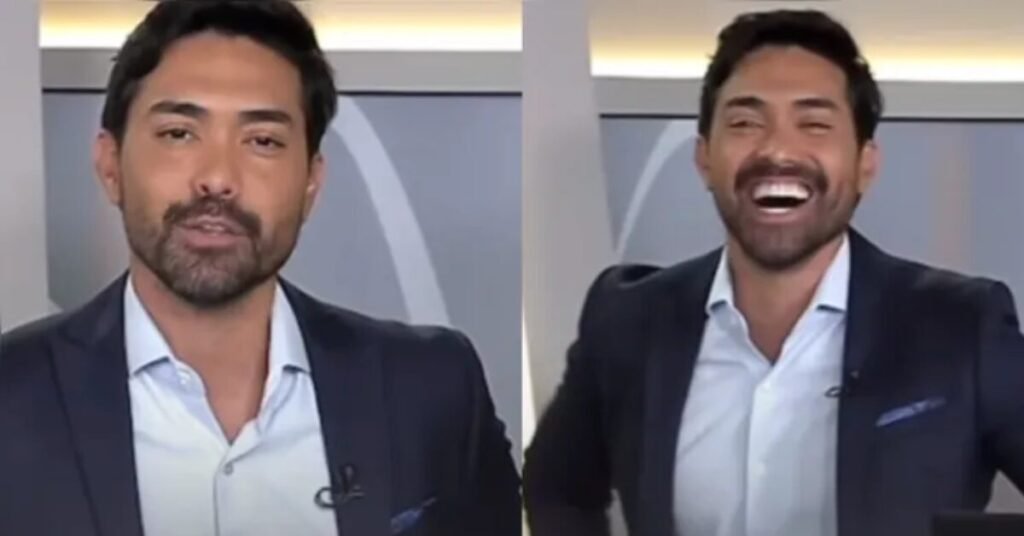 Apresentador paraense Kenzô Machida faz piadinha ao vivo sobre o Dia dos Namorados no SBT