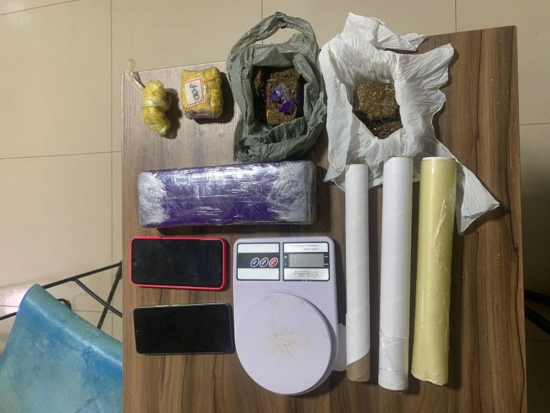 Mais de 1kg de maconha apreendido em Parauapebas