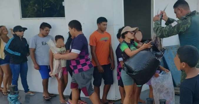 Mais de uma tonelada de pescado apreendida no Marajó é doada a famílias ribeirinhas