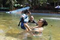 Ana Karina, Marcelo Bitar e Isac.
