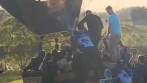 Polícia Civil começa reconstituição de acidente de balão que matou oito pessoas em SC