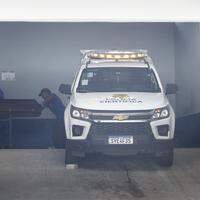 Momento da chegada dos corpos