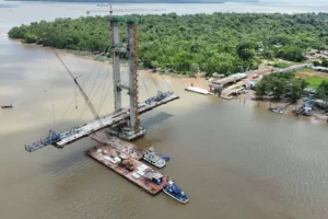 Obra da ponte Icoaraci-Outeiro segue sem atrasos após acidente com embarcação