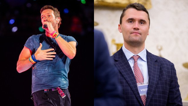 Chris Martin é detonado por 'defender' Charlie Kirk:
