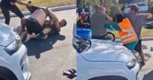 Motorista trocam socos durante briga de trânsito na avenida Júlio César, em Belém