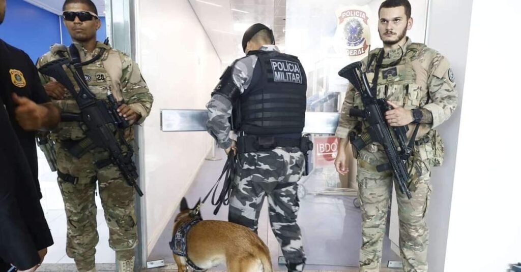 Polícia realiza simulação de ameaça de bomba no Aeroporto de Belém em preparação para a COP30