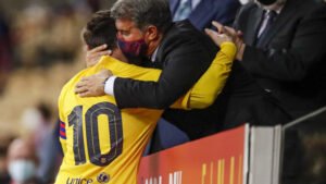 Presidente do Barcelona fala sobre relação com Messi e faz promessa