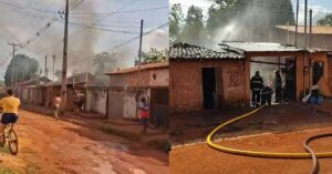 Incêndio destrói residência e deixa moradora ferida em Santarém