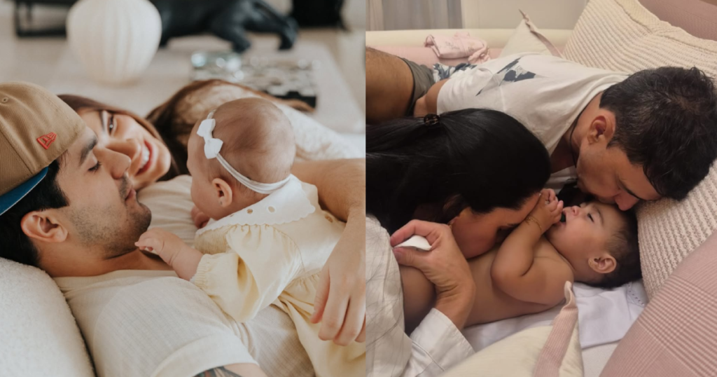 Filhas de Zezé Di Camargo e Luan Santana brincam juntas; veja momento