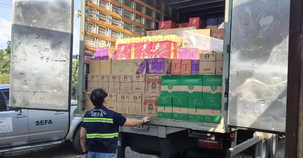Mais de 7 mil garrafas de bebidas alcoólicas são apreendidas na Rodovia Transamazônica