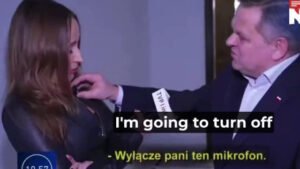 Senador polonês tenta 'calar' jornalista durante entrevista sobre guerra